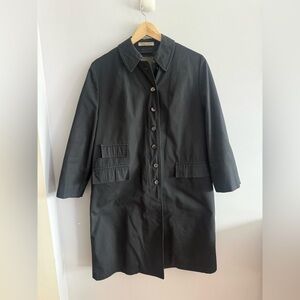 Vintage Misty Harbor 100% Alpaca Lined Black Coat 10 Petite
